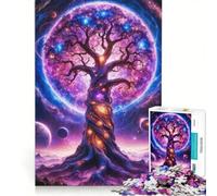 1000-piece Puzzle for Teenagers Cosmic Tree of Life, Fun Games, Train Your Brain And Hands, Improving Love between Couples 50x75cm