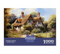 1000 Piece Puzzle For Teenagers Cottage Garden with Pathway Jigsaws for Adults Family Game Difficult Challenge for Is Ideal As A Gift 70x50cm/1000pcs