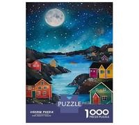 1000 Piece Puzzle For Teenagers Cozy Coastal Cabin Retreats Jigsaws for Adults Hands-on Game Home Decoration Unique Gifts for Birthday And Christmas 52x38cm/1000pcs
