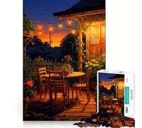 1000 Piece Puzzle For Teenagers Cozy Home Pixel Art Fine Cut Design Brain Game Gift Slow Time Fun Birthday Fun Play (38x52cm)