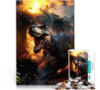1000 Piece Puzzle For teenagers Crazy Tyrannosaurus Rex Game Toys 26x38cm Home Decoration Toys for Age 14