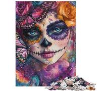 1000-piece Puzzle for Teenagers Day of The Dead Art Impossible Game Difficult Challenge Toy Wall Decor Artists' Collection, Fine Arts Size 75x50cm
