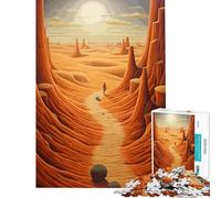 1000 Piece Puzzle For Teenagers Desert Sands for Educational Game Toys Educational Games Art Work Gifts Precision Cutting (Size 38x52cm)