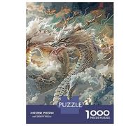 1000-piece Puzzle for Teenagers Dragon Legend Jigsaws for Adults Hands-on Game Precision Cutting Great Gift for Gaming 52x38cm/1000pcs