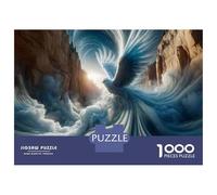 1000 Piece Puzzle For Teenagers Eagle Flying Through Clouds Jigsaws for Adults Hands-on Game Home Decoration Unique Gifts for Birthday And Christmas 70x50cm/1000pcs