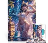 1000 Piece Puzzle For teenagers Egyptian Goddess in Moonlight Lernspiele eignet sich ideal als Geschenk für die ganze Familie52x38cm