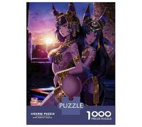 1000-piece Puzzle for Teenagers Egyptian Goddesses Art Print Puzzles for Adults Relax Games Precision Cutting Gifts for Friends And Family 52x38cm/1000pcs