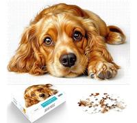 1000 Piece Puzzle For teenagers English Cocker Spaniel Stressabbau-Spielzeug Wanddekoration Einzigartige Geburtstags- und Weihnachtsgeschenke52x38cm