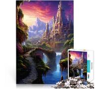 1000 Piece Puzzle For teenagers Epic Fantasy Landscape Handgeschwindigkeitswettbewerb Geeignet für die Schreibtischdekoration38x26cm