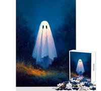 1000-piece Puzzle for Teenagers Ethereal Ghost in The Dark Woods Puzzles for Teenagers Difficult Challenge for Birthday, Chrismas Brainteaser Family Games (50x75cm)