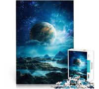 1000 Piece Puzzle For teenagers Exoplanet in the Clouds Lernspiele Heimdekoration mit passendem Poster und Quizblatt38x26cm