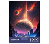1000-piece Puzzle for Teenagers Explore The Universe Jigsaws for Adults Hands-on Game Precision Cutting Great Gift for Gaming 52x38cm/1000pcs