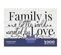 1000-piece Puzzle for Teenagers Family Is A Little World Puzzles for Adults Relax Games Precision Cutting Gifts for Friends And Family 70x50cm/1000pcs