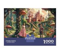 1000 Piece Puzzle For Teenagers Fantasy Forest Castle Scene Teenager Puzzles Hands-on Game A Work of Art Unique Gifts for Birthday And Christmas 52x38cm/1000pcs