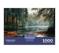 1000-piece Puzzle for Teenagers Forest Lake Reflections Teenager Puzzles Relax Games Difficult Hard Gifts for Friends And Family 52x38cm/1000pcs
