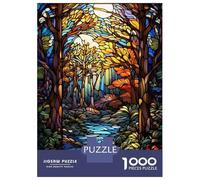 1000-piece Puzzle for Teenagers Forests of Gold Jigsaws for Adults Hands-on Game Precision Cutting Great Gift for Gaming 38x26cm/1000pcs