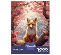 1000-piece Puzzle for Teenagers Fox Cute Jigsaws for Adults Hands-on Game Precision Cutting Great Gift for Gaming 38x26cm/1000pcs
