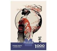 1000-piece Puzzle for Teenagers Geisha Dream Jigsaws for Adults Hands-on Game Precision Cutting Great Gift for Gaming 38x26cm/1000pcs