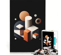 1000 Piece Puzzle For Teenagers Geometric Harmony Abstract, Practical Game, But Fun And Humorous, Birthday And Unique Gifts 50x75cm