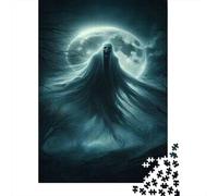 1000-piece Puzzle for Teenagers Ghostly Moonlit Spirits Puzzles for Adults Relax Games Precision Cutting Gifts for Friends And Family 52x38cm/1000pcs