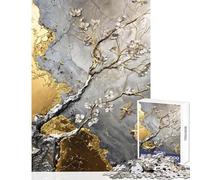 1000 Piece Puzzle For Teenagers Gilded Natures Symphony Educational Games Pattern Assembly Anti-Stress Toys Unique Birthday And Gifts (38X26CM)