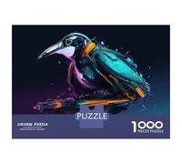 1000 Piece Puzzle For Teenagers Glide of Tomorrow Penguin Adult Puzzles Brain Teaser Game Perfect Decoration Difficult And Challenge 38x26cm/1000pcs