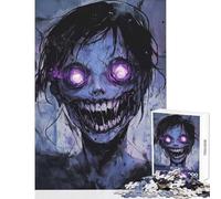 1000-piece Puzzle for Teenagers Glowing Eyes Horror Jigsaw 1000 Piece Educational Toy Great Gifts And Toys for The Whole Family (50x75cm)