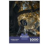 1000 Piece Puzzle For Teenagers Great Dane Under A Tree Jigsaw Puzzle Toy Wall Decor Perfect Decoration Unique Gifts for Birthday And Christmas 52x38cm/1000pcs