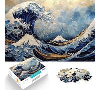 1000 Piece Puzzle For teenagers Great Wave Painting Lernspiel-Herausforderungsspielzeug Geschenk zum Geburtstag52x38cm