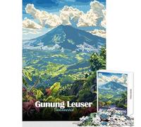 1000-piece Puzzle for Teenagers Gunung Leuser, Indonesia Jigsaw 1000 Piece Educational Toy Great Gifts And Toys for The Whole Family (38x26cm)
