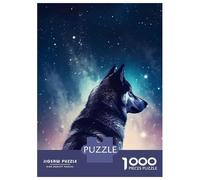 1000-piece Puzzle for Teenagers Husky Galaxy Jigsaw for Adults Relax Games But Fun And Humorous Gifts for Friends And Family 52x38cm/1000pcs