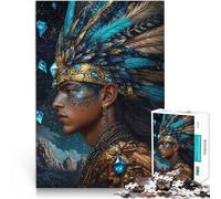 1000-piece puzzle for teenagers Indian Prince Made of cardboard for 14+ Educational toy for learning gifts for friends and family。size：26x38cm/10.24x14.96inch