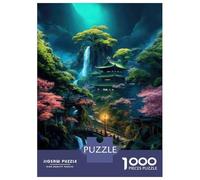 1000-piece Puzzle for Teenagers Japanese Nature Art Jigsaws for Adults Hands-on Game Precision Cutting Great Gift for Gaming 52x38cm/1000pcs