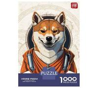 1000-piece Puzzle for Teenagers Japanese Shiba Inu Design Jigsaws for Adults Hands-on Game Precision Cutting Great Gift for Gaming 70x50cm/1000pcs