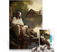 1000 Piece Puzzle For teenagers Jesus by the Lake Pädagogisches Spielzeug zum Stressabbau Gutes Geschenk75x50cm