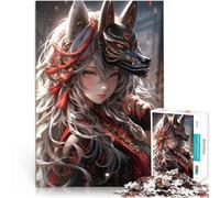 1000 Piece Puzzle For teenagers Kitsune Fury Help the brain exercise addictive toys to cultivate patience Home Art Decor 26x38cm