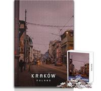 1000-piece Puzzle for Teenagers Krakow Unique Challenge Game But Fun And Humorous Gift Birthday Size 38x26cm