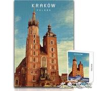1000-piece Puzzle for Teenagers Krakow Unique Challenge Game But Fun And Humorous Gift Birthday Size 50x75cm