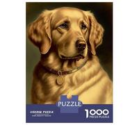 1000-piece Puzzle for Teenagers Labrador Retriever Puzzles for Adults Fun Games Perfect Decoration Birthday Present, Gifts, 70x50cm/1000pcs