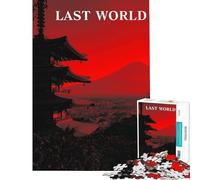 1000-piece Puzzle for Teenagers Last World︰ Japanese Pagoda And Mountain Brain Teaser Game Challenging Game Toys Great Gifts And Toys For Family Fun (Size 75x50cm)