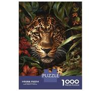 1000 Piece Puzzle For Teenagers Leopard In The Jungle Jigsaws for Adults Hands-on Game Home Decoration Unique Gifts for Birthday And Christmas 38x26cm/1000pcs