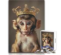 1000 Piece Puzzle For Teenagers Little Monkey King Unique Challenge Game But Fun And Humorous Art Work Gift Size 50x75cm