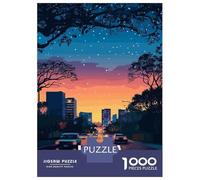 1000-piece Puzzle for Teenagers Lusaka Zambia Cityscape at Dusk Jigsaw for Adults Relax Games But Fun And Humorous Gifts for Friends And Family 52x38cm/1000pcs