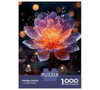 1000 Piece Puzzle For Teenagers Magic Lotus Flower Puzzle for Adults Relaxing Games Pattern Assembly Birthday And Unique Gifts 70x50cm/1000pcs