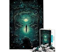 1000 Piece Puzzle For Teenagers Magical Infinity Forest Fun Activities at Home Stress Reliever Practical Game Suitable for Ages 14 And Up (38x52cm)