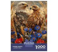 1000-piece Puzzle for Teenagers Majestic Eagles Puzzles for Adults Relax Games Staycation Kill Time Challenging To Complete 70x50cm/1000pcs