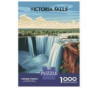 1000 Piece Puzzle For Teenagers Majestic Victoria Falls Puzzle for Adults Relaxing Games Pattern Assembly Birthday And Unique Gifts 52x38cm/1000pcs