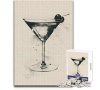 1000 Piece Puzzle For Teenagers Martini Elegance Unique Challenge Game But Fun And Humorous Art Work Gift Size 38x26cm