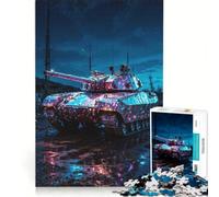 1000-piece Puzzle for Teenagers Military Might in The Mud Toy Wall Decor Staycation Kill Time Improving Love between Couples 38x26cm