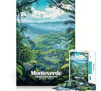 1000 Piece Puzzle For Teenagers Monteverde Cloud Forest Reserve, Costa Rica Fine Cut Design Brain Game Gift Slow Time Fun Birthday Fun Play (50x75cm)